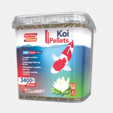 colombo koi pellets medium 10l